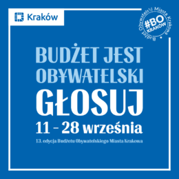 Zagłosuj w Budżecie Obywatelskim Krakowa!